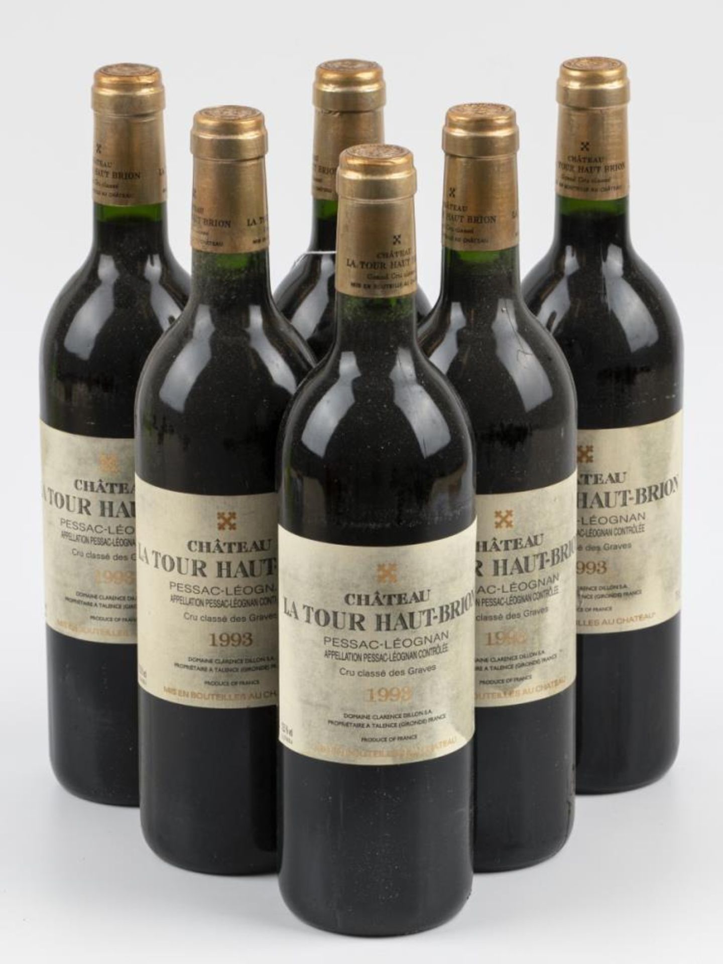 (6) Château La Tour Haut-Brion - Pessac-Léognan - Grand cru classé des graves - 1993.