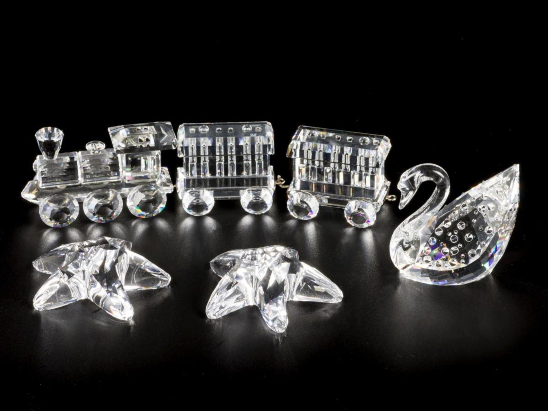 (6) piece lot Swarovski miniatures