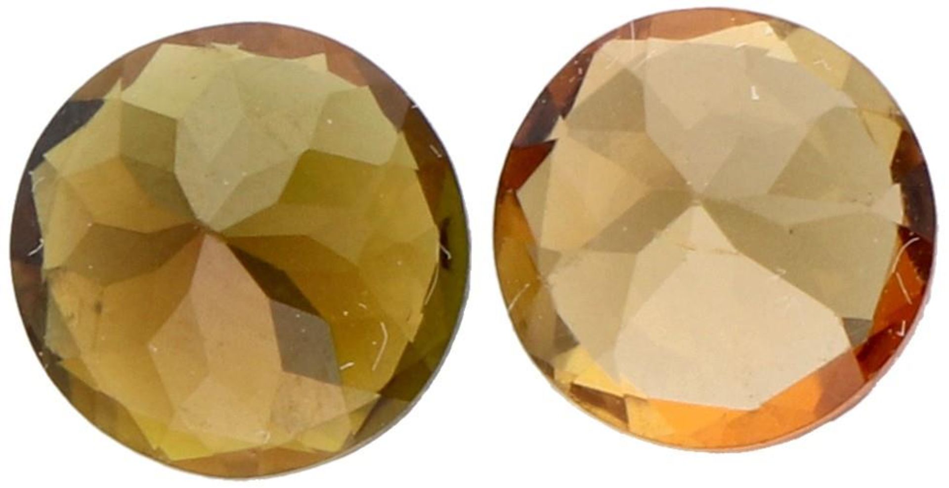 Two GLI Certified Natural Tourmaline Gemstones of 0.95 ct. and 0.85 ct. - Bild 2 aus 3