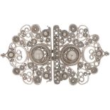 Buckle filigree silver.