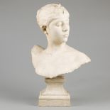 A plaster cast after A. Folquier representing Diana, ca. 1900.