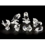 (7) part lot Swarovski miniatures.