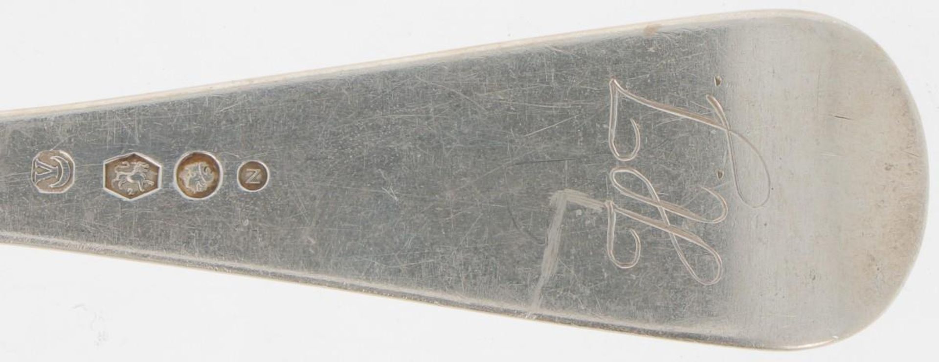 Rice scoop "Haags Lofje" silver. - Image 2 of 2