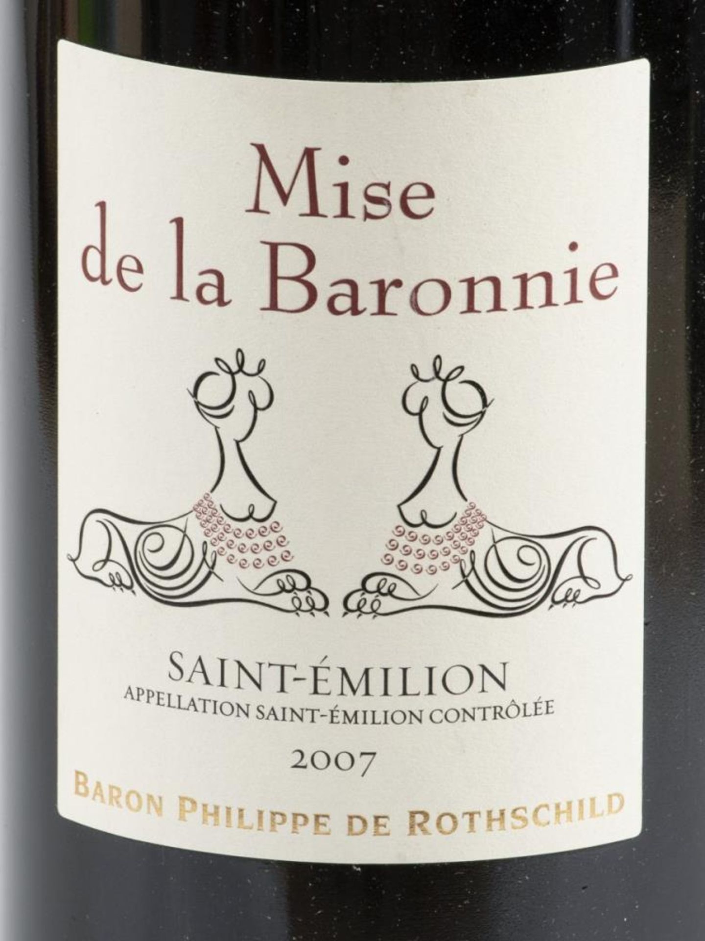 (150 cl) Mise de la Baronnie - Saint-Émilion - Baron Philppe de Rotschild - 2007. - Image 2 of 2