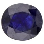 ITLGR Certified Natural Sapphire Gemstone 7.27 ct.