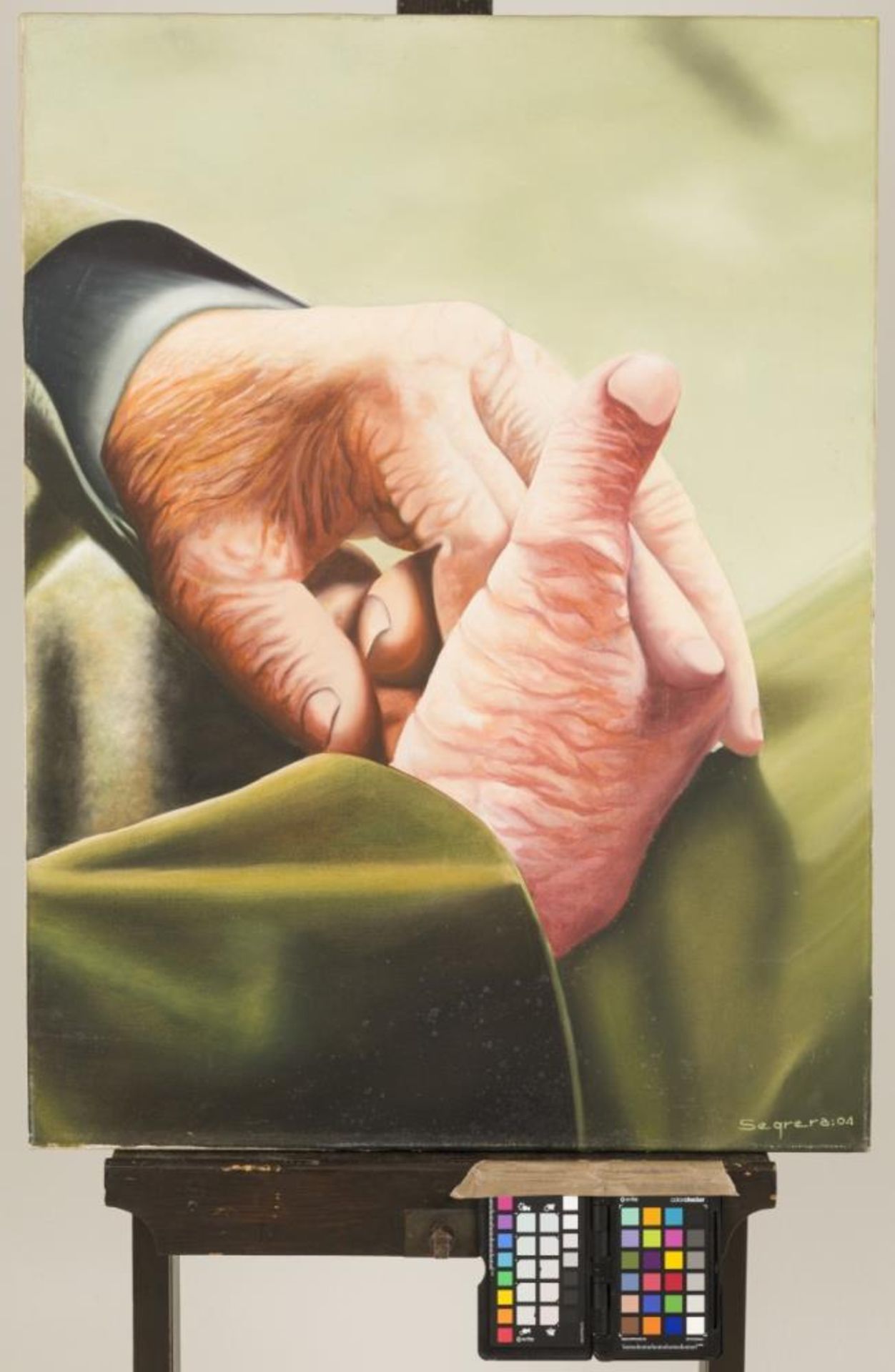 Clemente SEGRERA (B. 1951), "Las Manos de Fidel". - Image 2 of 4