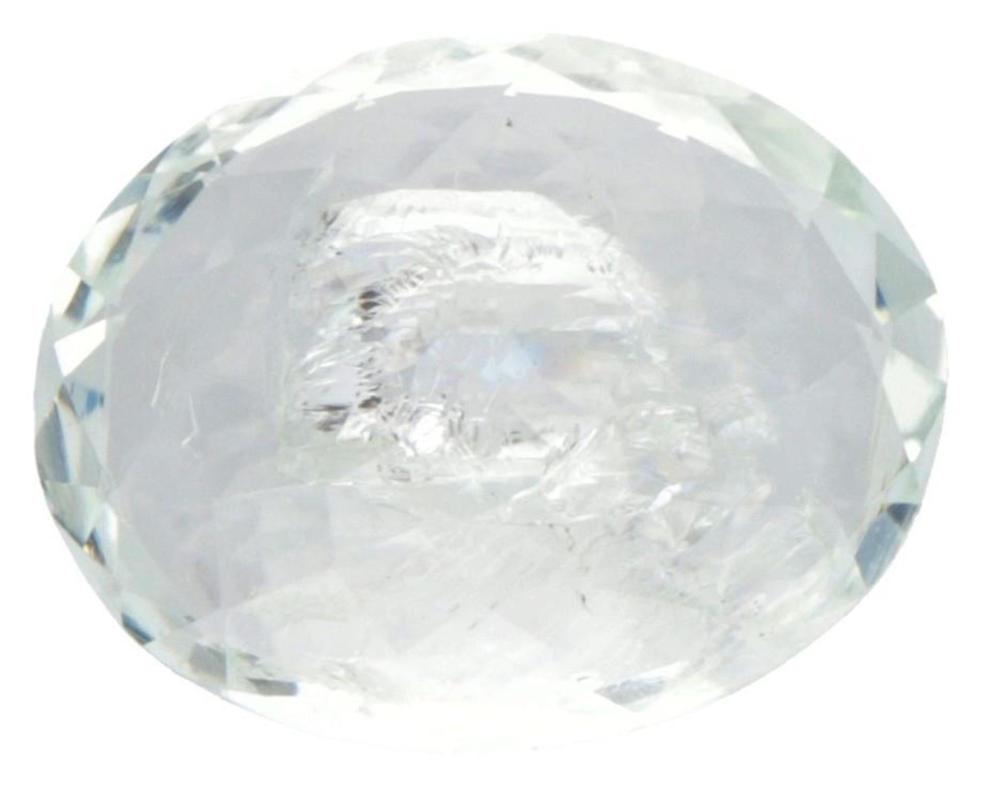 ITLGR Certified Natural Aquamarine Gemstone 3.87 ct. - Bild 2 aus 3