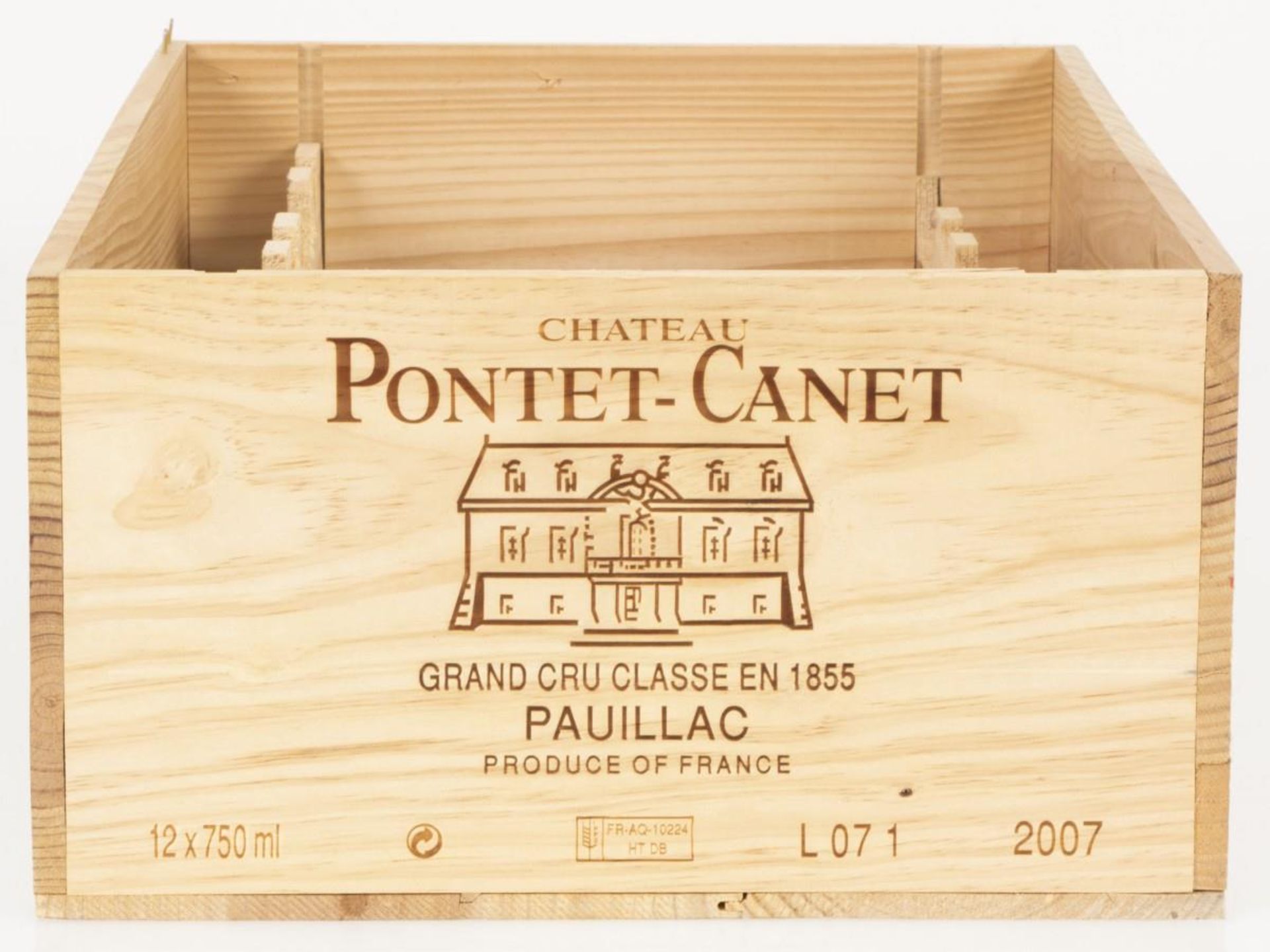 (6) Château Pontet-Canet - Pauillac 5ème Grand Cru Classé - 2007 - Bild 3 aus 3