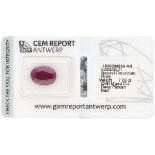 GRA Certified Natural Ruby Gemstone 7.56 ct.