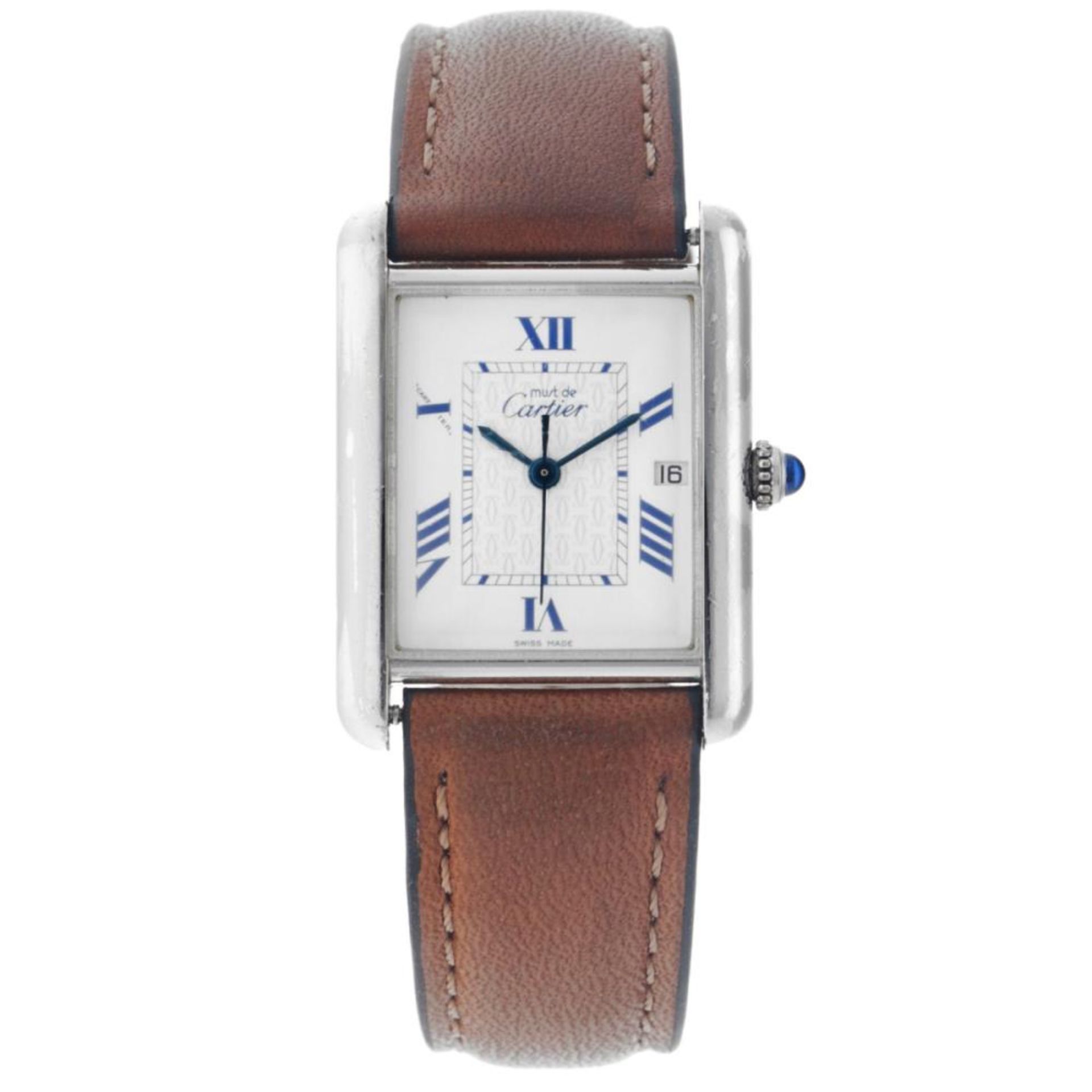 Cartier Tank 2414 - Men's watch - approx. 2000.