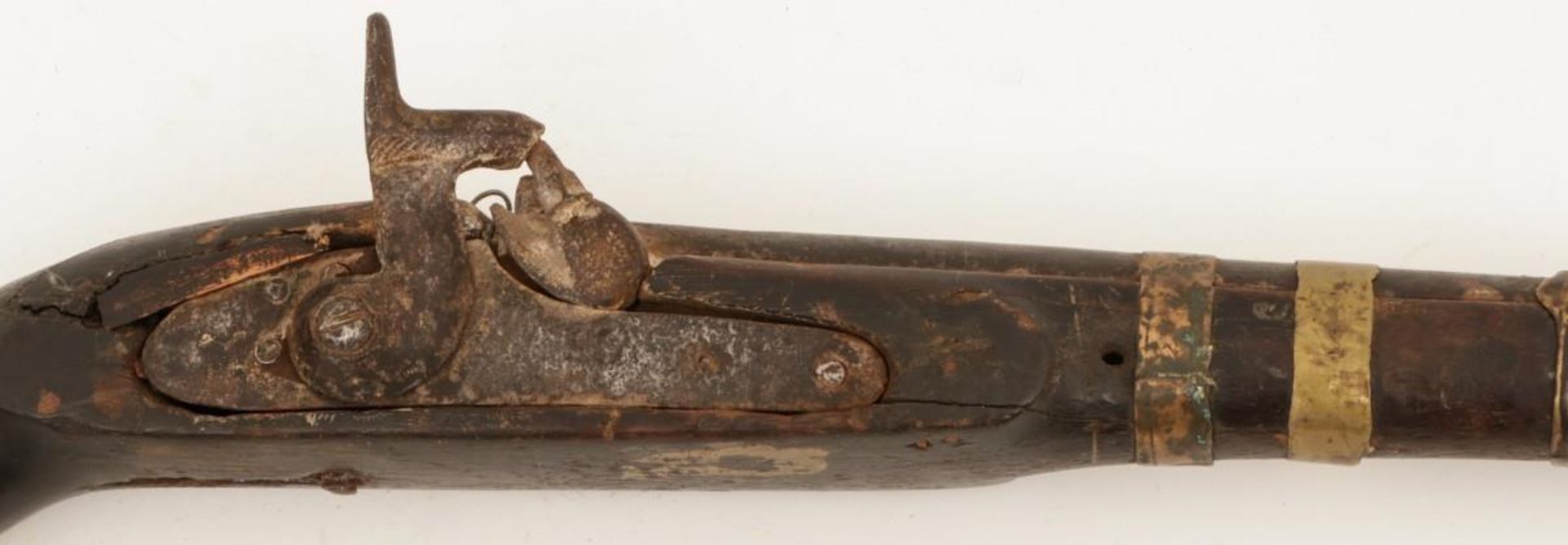 An Afghan percussion rifle, ca. 19th century. - Bild 2 aus 2