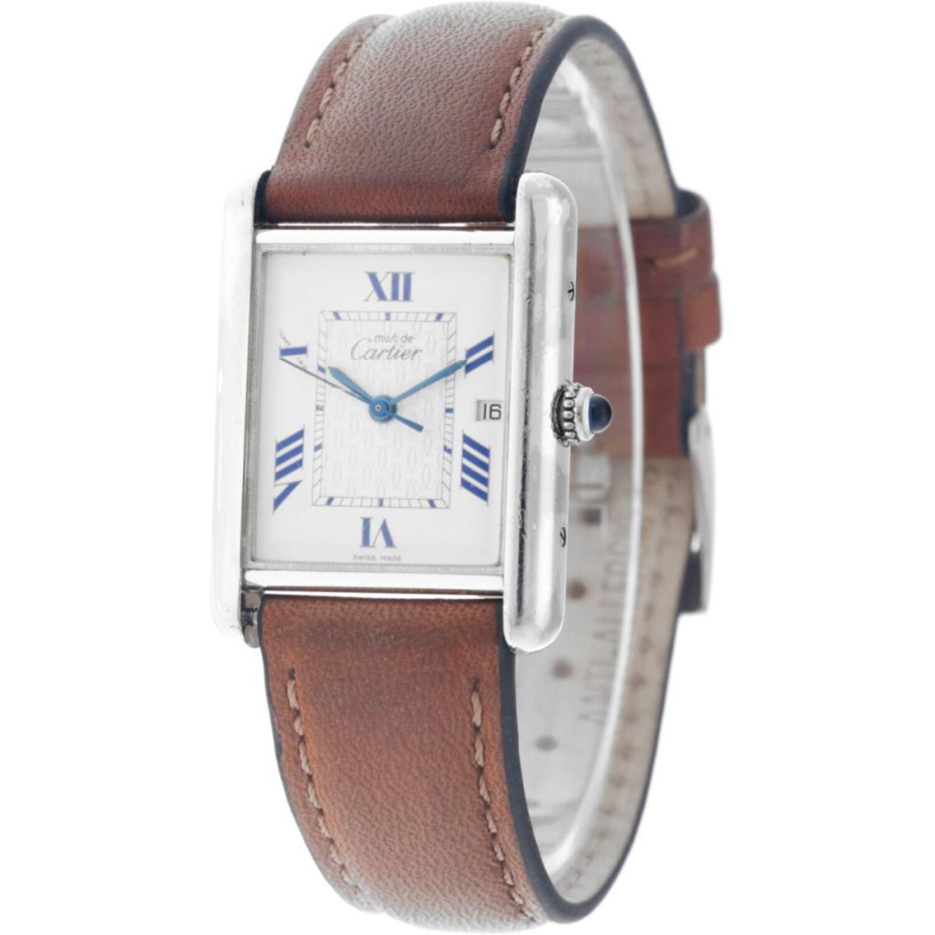 Cartier Tank 2414 - Men's watch - approx. 2000. - Image 2 of 5