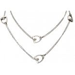 800 Silver Hermès 'Etriers' necklace.