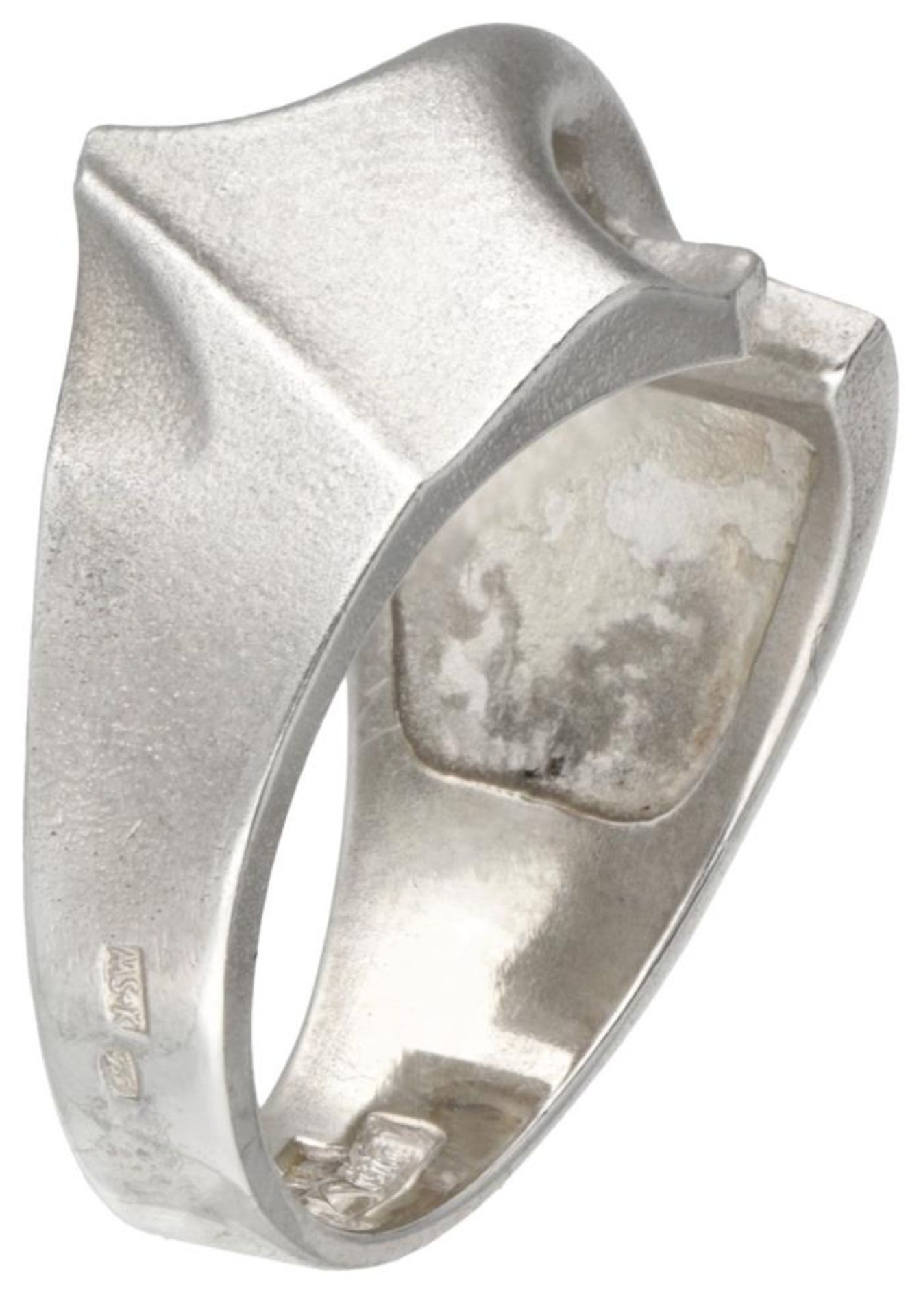 Sterling silver 'Styks' ring by Björn Weckström for Lapponia. - Bild 2 aus 3