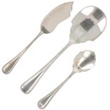 (3) piece silver cutlery set.
