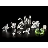 (10) part lot Swarovski miniatures.