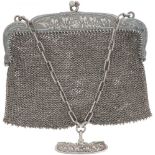 Buckle bag silver.