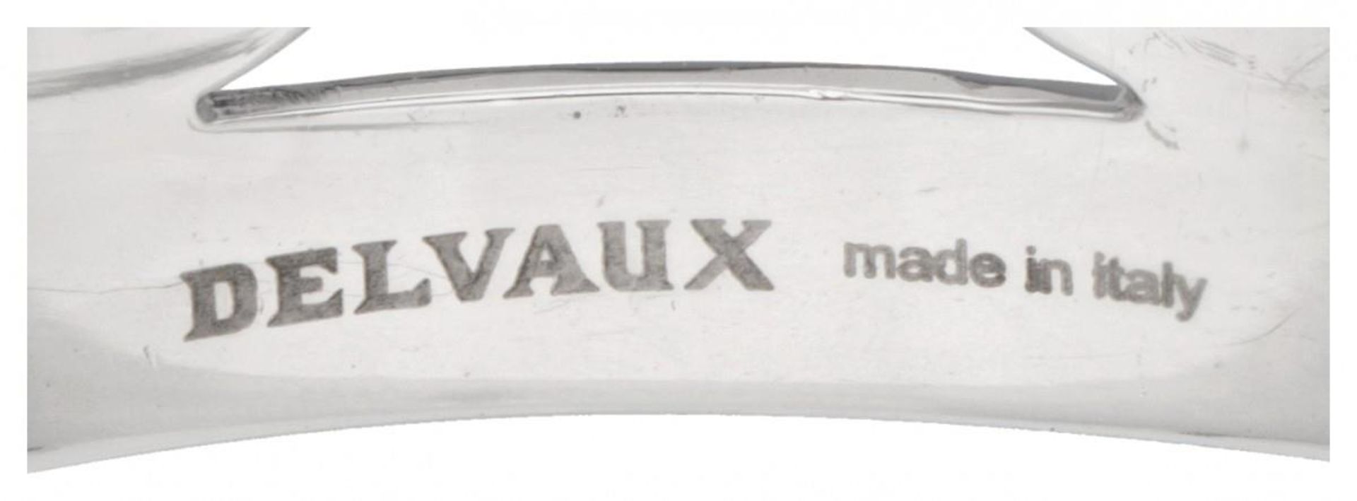 Sterling silver Delvaux cuff bracelet. - Bild 3 aus 3
