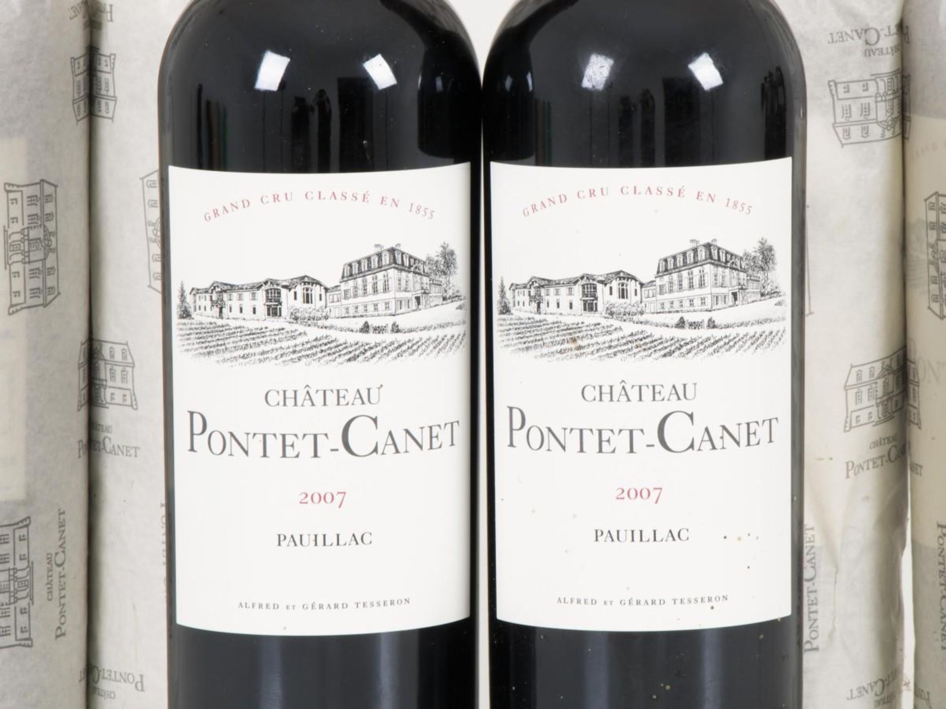 (6) Château Pontet-Canet - Pauillac 5ème Grand Cru Classé - 2007 - Bild 2 aus 3