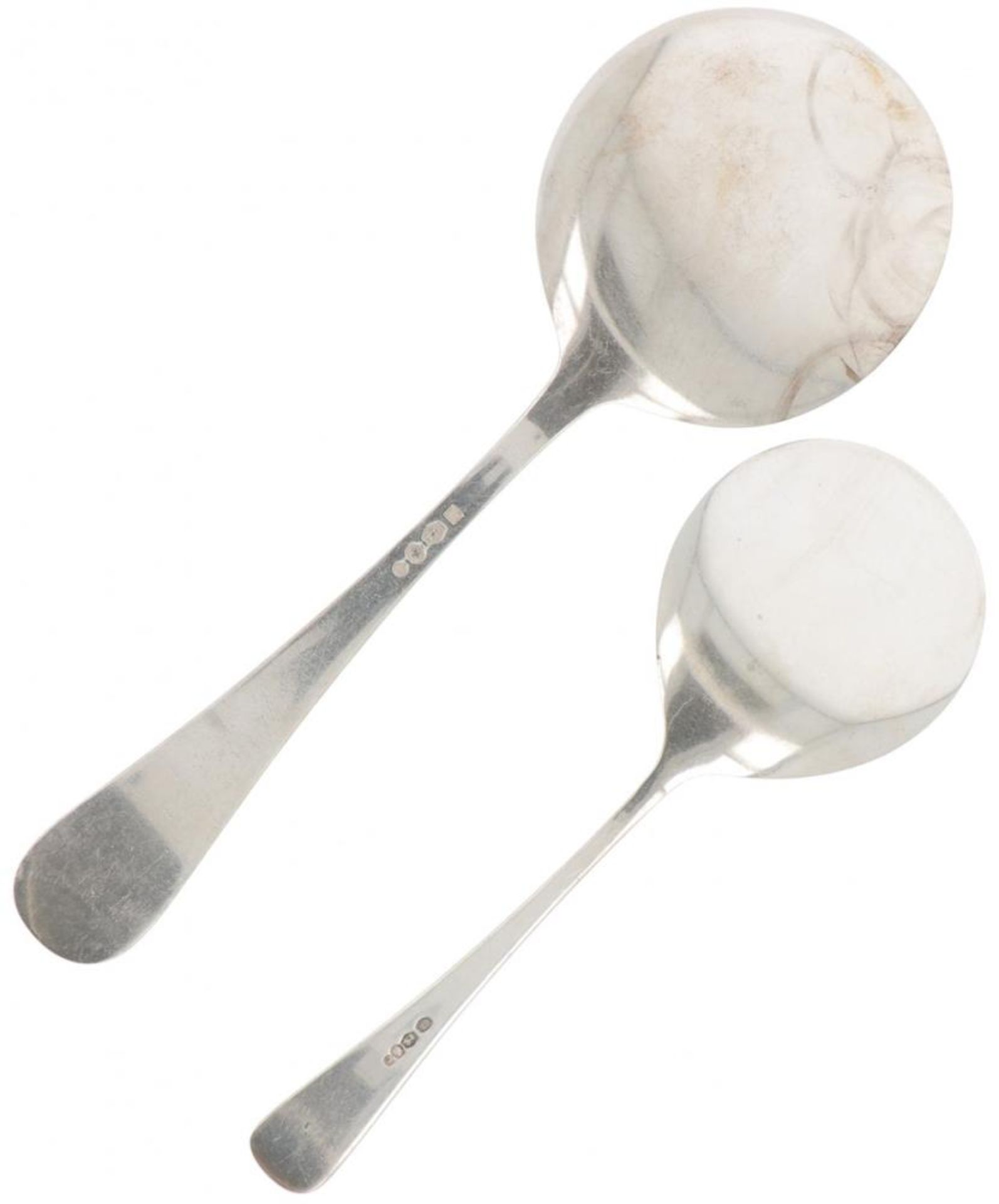 Pastry scoop & petit-four scoop "Haags Lofje" silver. - Image 2 of 4