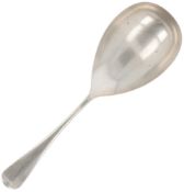 Rice scoop "Haags Lofje" silver.
