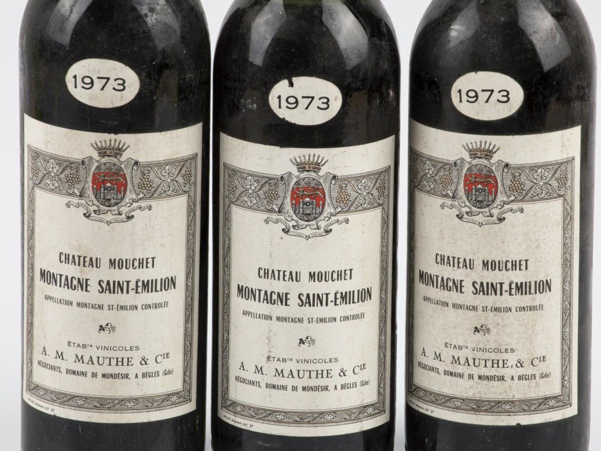 (3) Chateau Mouchet Montagne - Saint-Emilion - 1973. - Image 2 of 2