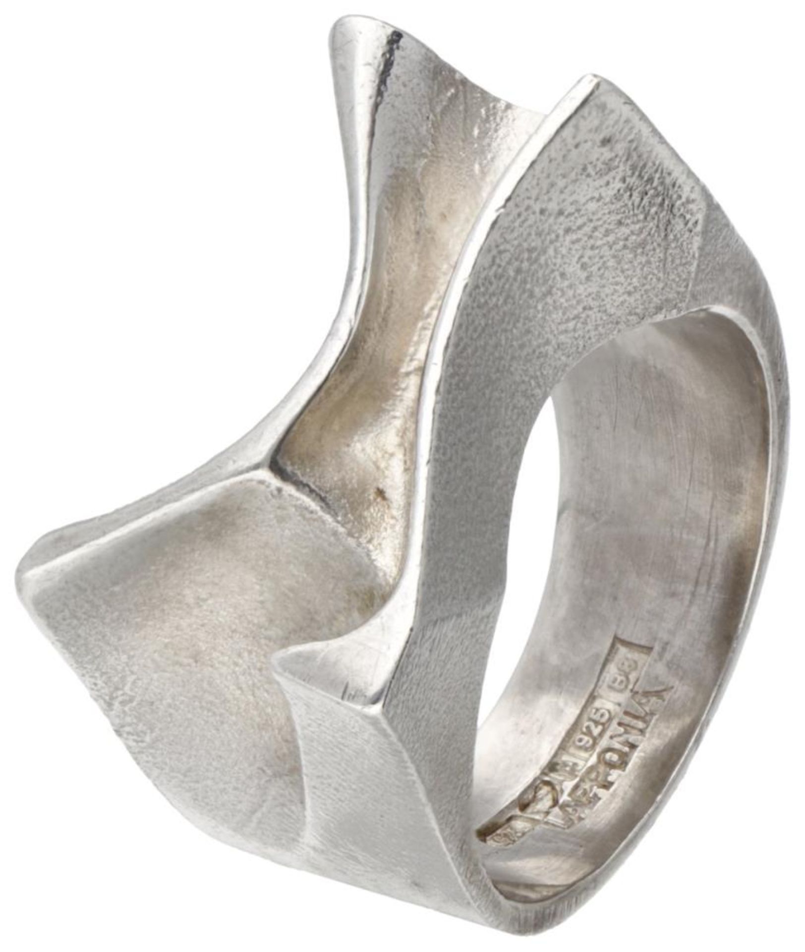 Sterling silver 'Mira' ring by Björn Weckström for Lapponia.
