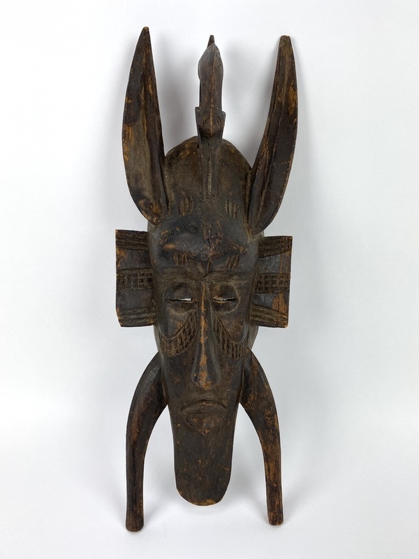 (Etnografica) Hout, Senufo masker, West-Afrika Hout, Senufo masker, 2e helft 20e eeuw, West-Afr