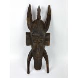 (Etnografica) Hout, Senufo masker, West-Afrika Hout, Senufo masker, 2e helft 20e eeuw, West-Afr