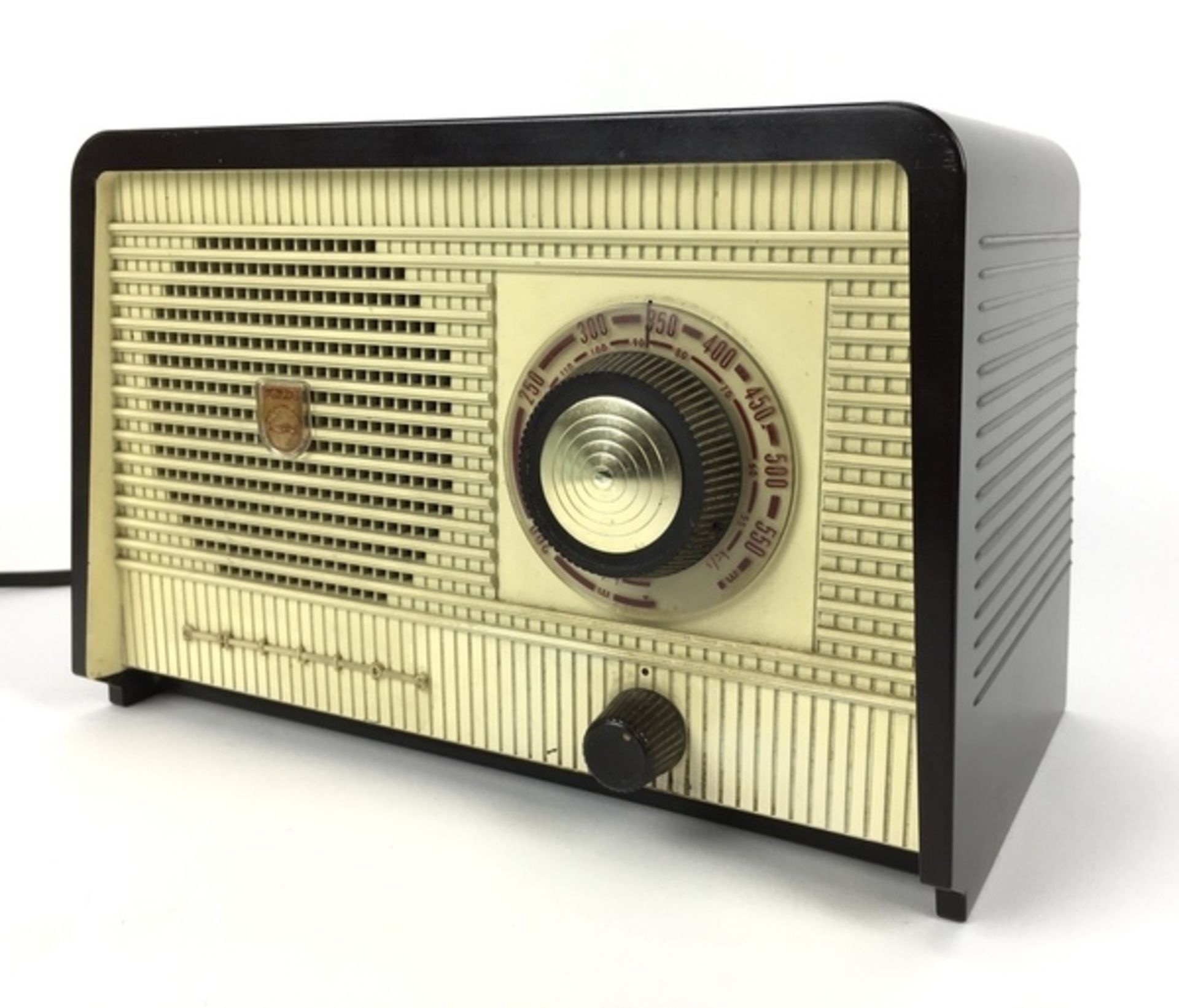 (Curiosa) Radio, Philips Bakelieten Philips radio, circa 1960. Conditie: In gebruikte staat. Af
