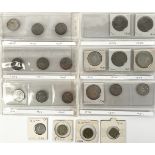 (Numismatiek) Lot munten Divers lot munten vanaf 1929 waaronder zeventien guldens, drie halve g
