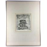 (Kunst) Ets/aquatint, Lucebert Ets,/aquatint, zonder titel, Lucebert (Amsterdam 1924-Alkmaar 19