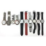 (Curiosa) Horloges Lot met tien vintage polshorloges. Conditie: In gebruikte staat, niet getest