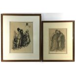 (Kunst) Litho's, Théophile Alexandre Steinlen Twee litho's van Théophile Alexandre Steinlen (