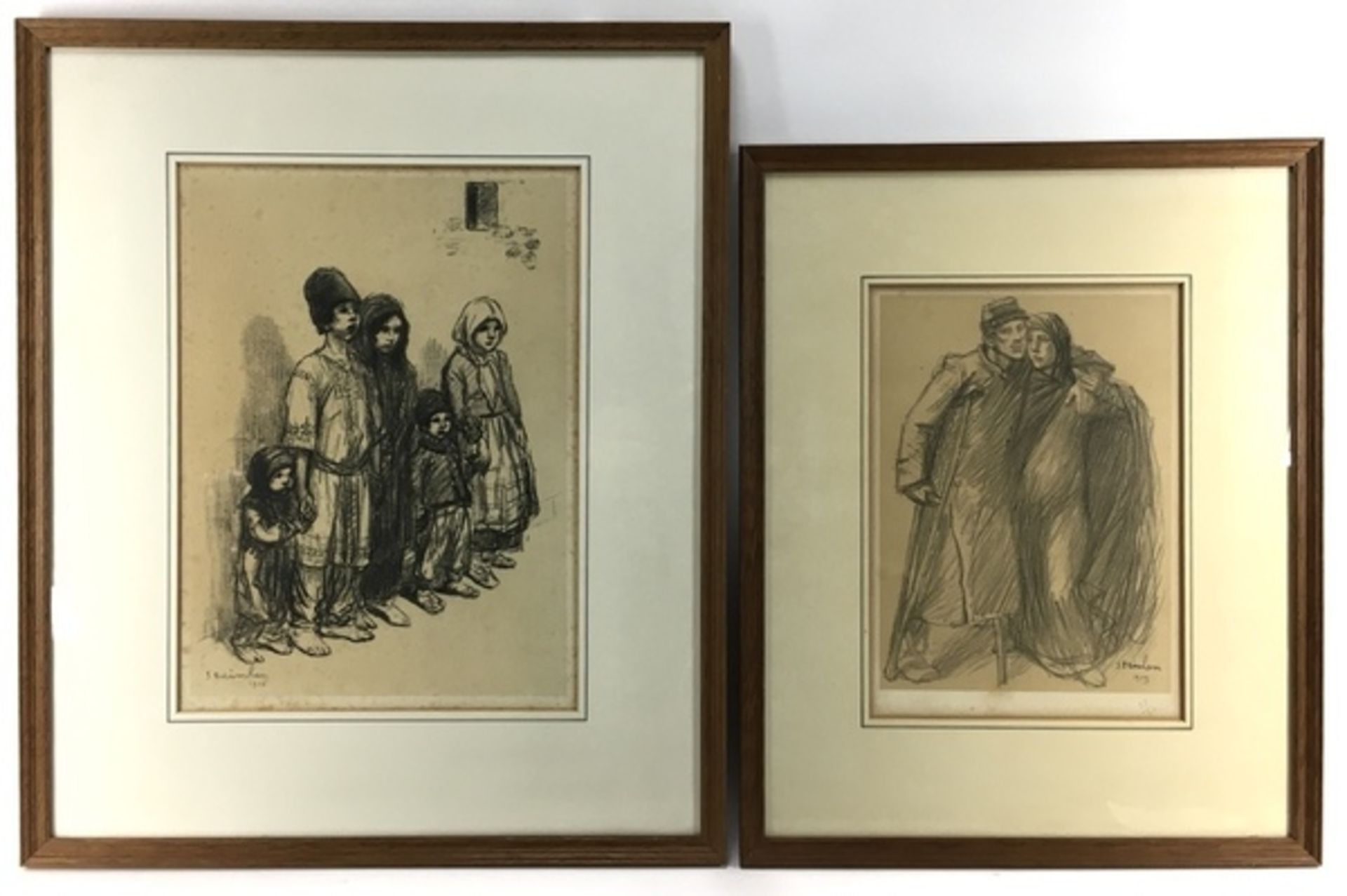 (Kunst) Litho's, Théophile Alexandre Steinlen Twee litho's van Théophile Alexandre Steinlen (