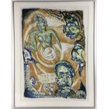 (Kunst) Litho, Lucebert Litho, oh oor oh hoor, Lucebert (Amsterdam1924-Alkmaar 1994), nummer 16