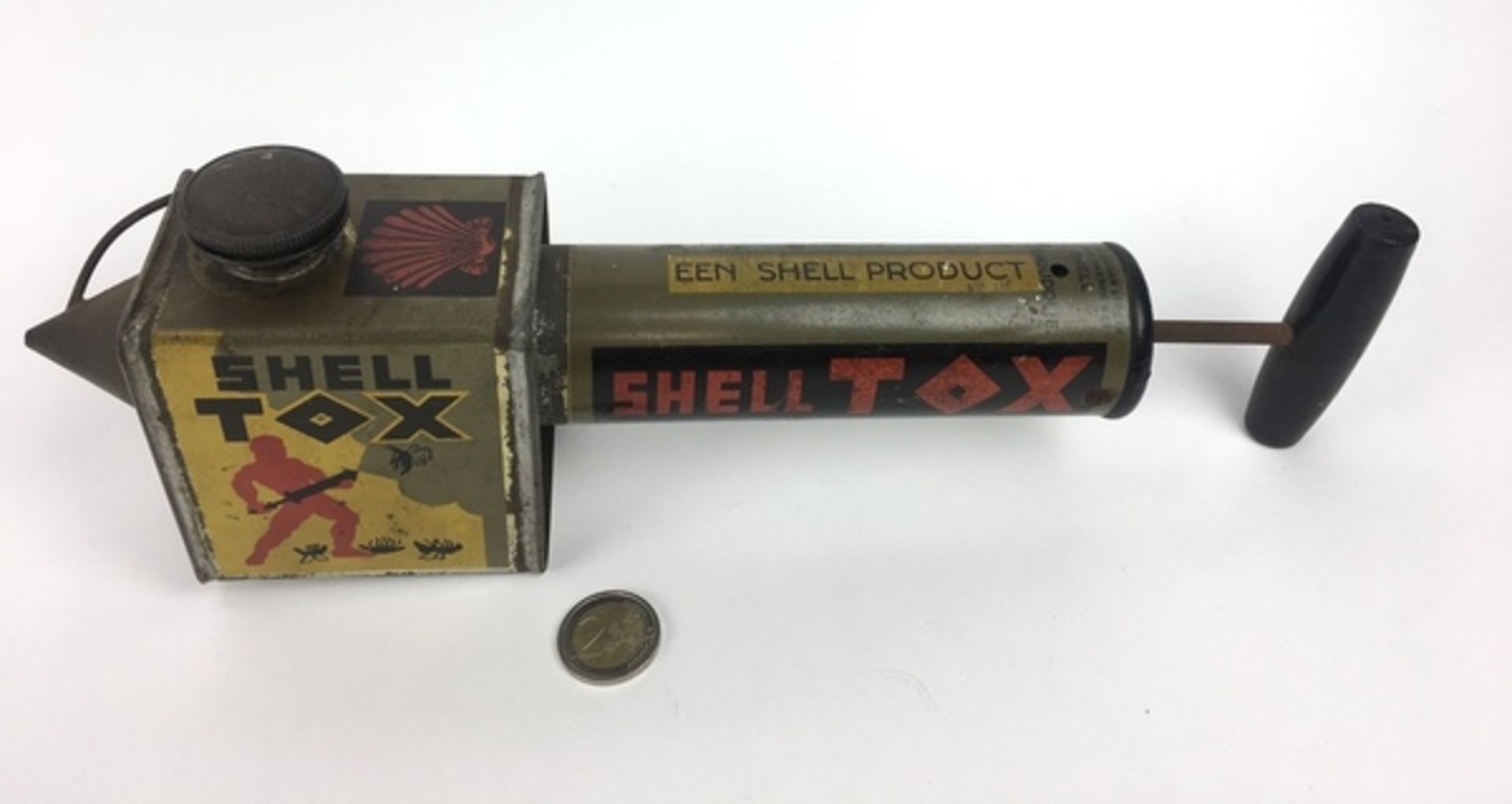 (Curiosa) Shell Tox insecticide verstuiver Shell Tox insecticide verstuiver uit de periode 1930 - Bild 7 aus 7