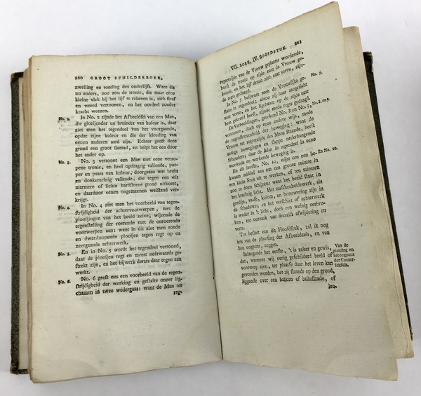 (Boeken) Groot Schilderboek, G. de Lairesse (4 delen, 1836) G. de Lairesse: Groot Schilderboek, - Image 3 of 6