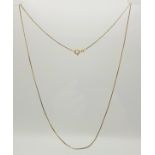 (Goud) Goud, Venetiaanse schakel ketting (14k) Goud. Venetiaanse schakel ketting (14k), 2e helf