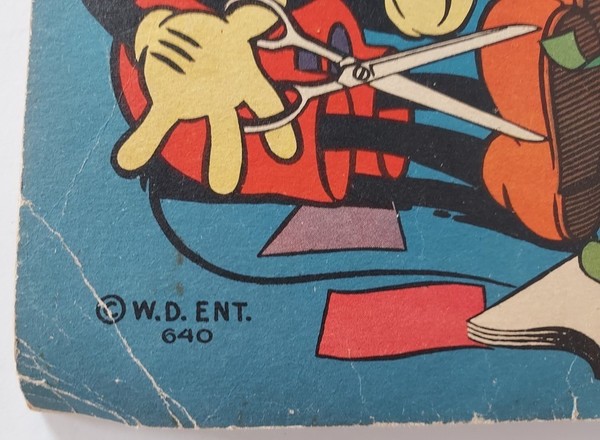 (Stripboeken) Disney scrab album Vroeg Mickey Mouse scrap album gevuld. Conditie: In gelezen s - Image 5 of 5