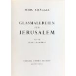 M. Chagall / J. Leymarie, Glasmalereien für Jerusalem. Monte Carlo 1962.