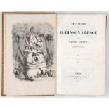 D. Defoe, Aventures de Robinson Crusoe. Illustr. par Grandville. Paris 1840.