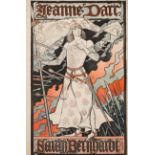 E.S. Grasset. Jeanne d'Arc. Farblithographie. 1889. Plakat.