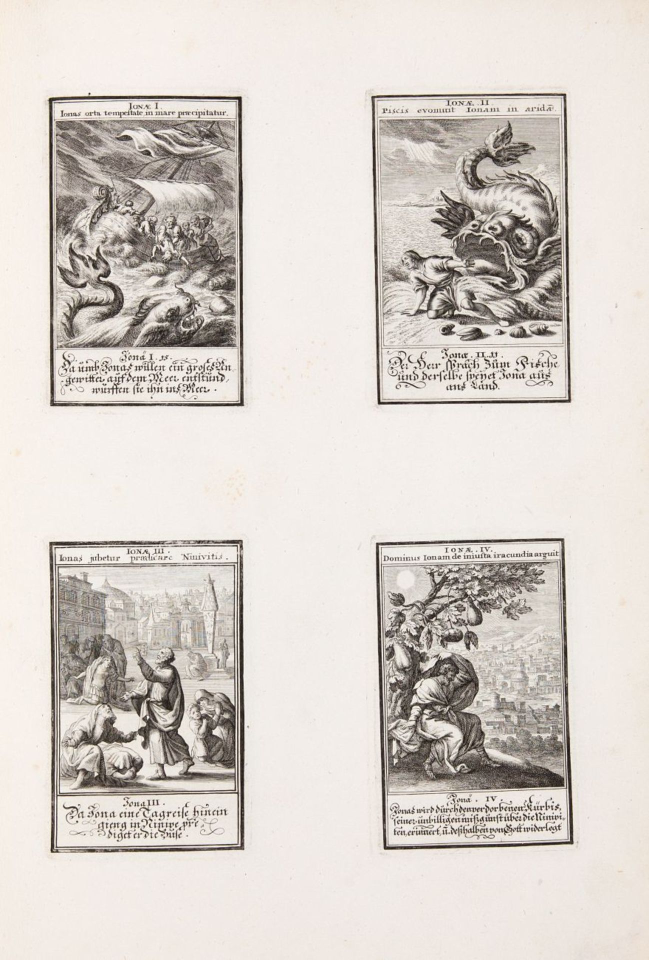 Ch. Weigel, Biblia Ectypa. Bilderbibel. Augsburg 1695. - Image 2 of 3