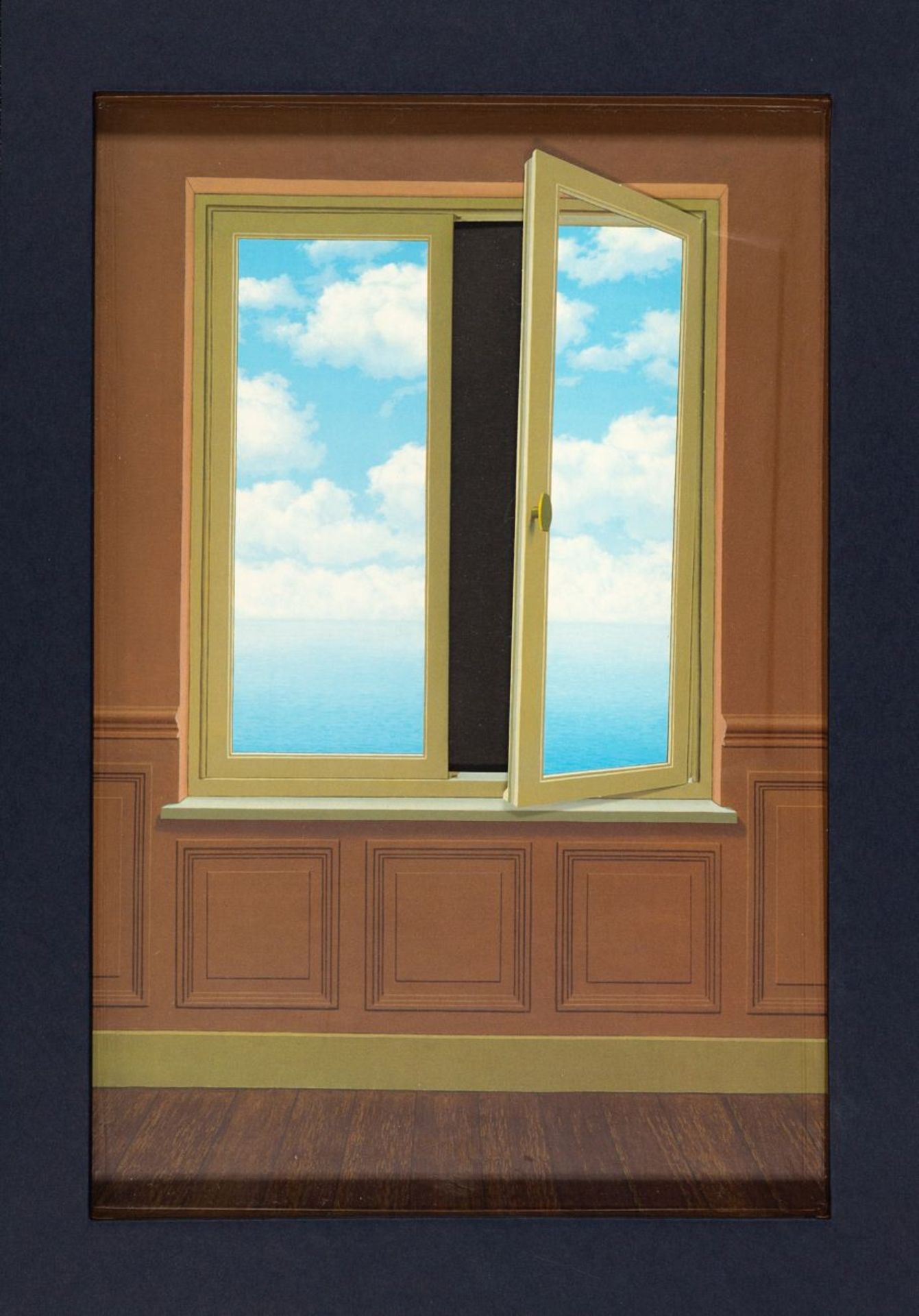 R. Magritte, Blue Box. Deluxe-Ausgabe. Katalog mit Beigaben in OrKassette. Paris 2003. - Ex. 492/950