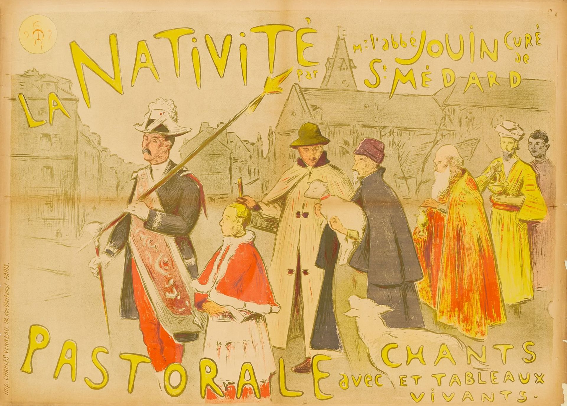 Étienne Adolphe Moreau-Nélaton. La Nativité - Pastorale avec Chants ... (1897). Plakat.