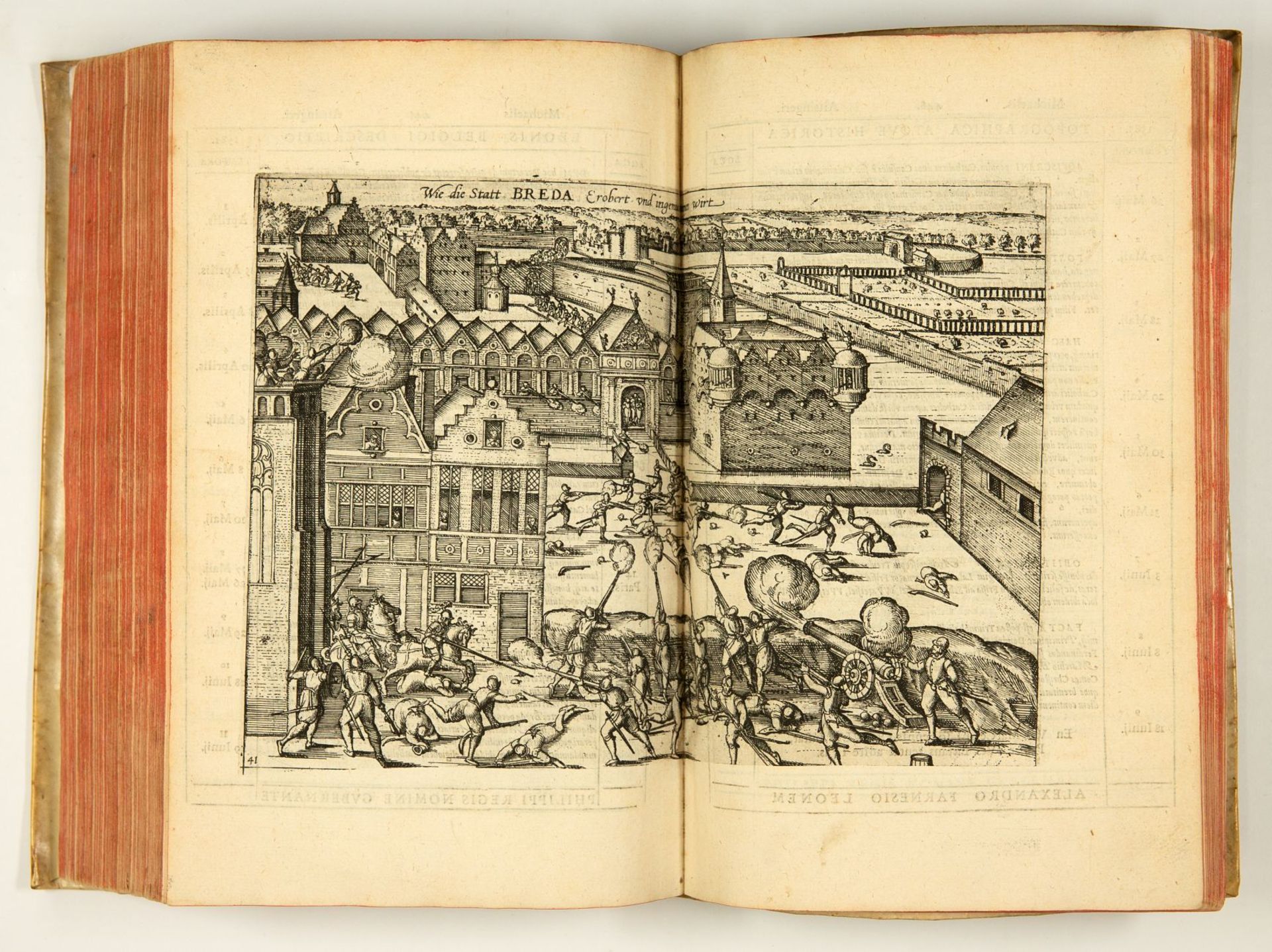 M. v. Aitzing, De Leone Belgico. Köln 1583. - Image 3 of 3