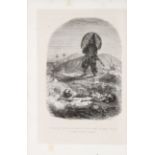 D. Defoe, Aventures de Robinson Crusoe. Trad. nouv. Paris 1840. - Tafeln auf China von Grandville.
