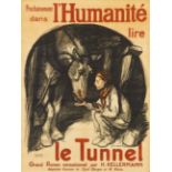 Théophile Alexandre Steinlen. Le Tunnel. (1920). Plakat.