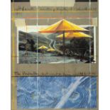 Christo, The Accordion-Fold Book for The Umbrellas. San Francisco 1991. - Ex. 298/400 der VA. - Beil